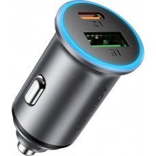 Автозарядка 2xUSB 65W (USB-C + USB-A) B15 Acefast (6974316284963)