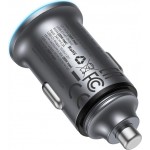 Автозарядка 2xUSB 65W (USB-C + USB-A) B15 Acefast (6974316284963)