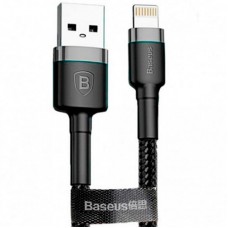 Кабель USB-MicroUSB Baseus Cafule 2.4A 1m (CAMKLF-BG1) Black
