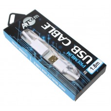 Удлинитель USB-USB 2.0 AM/AF Atcom 1.8m White