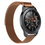 Браслет металлический SK Milanese для Samsung Xiaomi Huawei Garmin Fitbit 22mm Rose Gold