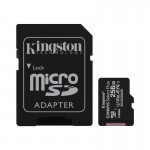 Карта памяти MicroSDXC 256GB UHS-I U3 Class 10 Kingston Canvas Select Plus R100/W85MB/s + Adapter SD