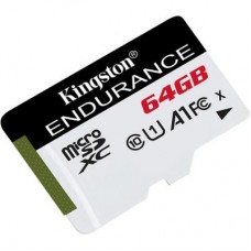 Карта памяти MicroSDXC 64GB UHS-I Class 10 Kingston High Endurance (SDCE/64GB)