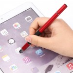Стилус ручка SK 3 в 1 Capacitive Drawing Point Ball TPU Red