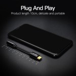 Адаптер Type-C-3.5мм Vention OMTP gold-plated 0.1m Black (CFIBA)