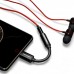 Адаптер Type-C-3.5мм Vention OMTP gold-plated 0.1m Black (CFIBA)
