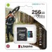Карта памяти MicroSDXC  256GB UHS-I U3 Class 10 Kingston Canvas Go! Plus R170/W90MB/s + Adapter SD