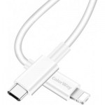 Кабель ColorWay Lightning-Type-C 3А 1m White (CW-CBPDCL032-WH)