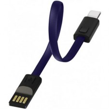 Кабель ColorWay USB-Lightning 2.4А 0.22m Blue (CW-CBUL021-BL)
