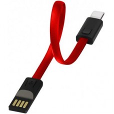 Кабель ColorWay USB-Lightning 2.4А 0.22m Red (CW-CBUL021-RD)
