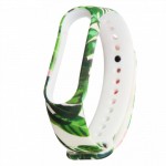 Ремешок TPU Armorstandart для Xiaomi Mi Band 7 6 5 Tropics White/Green (ARM57019)