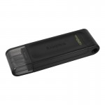 Флешка USB 3.2 128GB Type-C Kingston DataTraveler 70 Black (DT70/128GB)