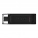 Флешка USB 3.2 64GB Type-C Kingston DataTraveler 70 Black (DT70/64GB)