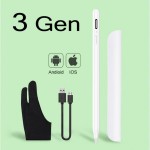 Стилус универсальный Goojodoq Active Magnetic 3 Gen Android iPhone (iPad до 2017) Type-C 1.2mm White Стилус универсальный Goojodoq Active Magnetic 3 Gen Android iPhone (iPad до 2017) Type-C 1.2mm White