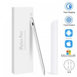 Стилус универсальный Goojodoq Active Magnetic 9 Gen Plus Android IOS Type-C 1.2mm White