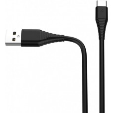 Кабель USB-Type-C ColorWay PVC 2.4А 1m Black (CW-CBUC026-BK)
