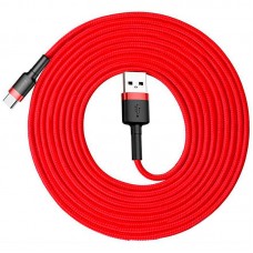 Кабель USB-Type-C Baseus Cafule Red 3m (CATKLF-U09)