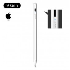 Стилус для планшета Apple iPad 2018-2021 Goojodoq 9 Gen Magnetic Type-C 1.2mm White