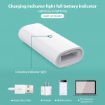 Адаптер Goojodoq для зарядки Apple Pencil 1 White