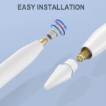 Наконечник Goojodoq для стилуса Apple Pencil (1-2 поколение) (2шт) White