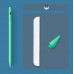 Стилус для планшета Apple iPad 2018-2021 Goojodoq 10 Gen Magnetic Type-C 1mm Green