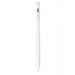 Стилус для планшета Apple iPad 2018-2021 Goojodoq 10 Gen Magnetic Type-C 1mm White