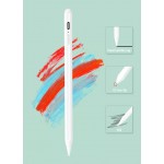 Стилус для планшета Apple iPad 2018-2021 Goojodoq 10 Gen Magnetic Type-C 1mm White
