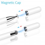 Стилус универсальный Goojodoq 2 в 1 Capacitive Drawing Point Ball White