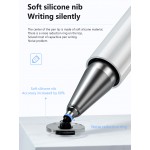 Стилус универсальный Goojodoq 2 в 1 Capacitive Drawing Point Ball White