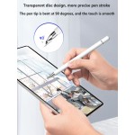 Стилус универсальный Goojodoq 2 в 1 Capacitive Drawing Point Ball White