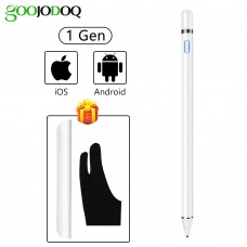 Стилус универсальный Goojodoq Active 1 Gen Android iPhone (iPad до 2017) 1.5mm White