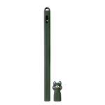 Чехол TPU Goojodoq Cartoon для стилуса Apple Pencil 2 Dark Green