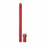Чехол TPU Goojodoq Cartoon для стилуса Apple Pencil 2 Flame Red