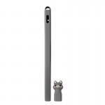 Чехол TPU Goojodoq Cartoon для стилуса Apple Pencil 2 Seagull Grey