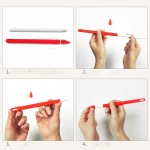 Чехол TPU SK для стилуса Apple Pencil 2 Goojodoq 12 Gen Red