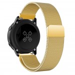 Браслет металлический SK Milanese для Samsung Xiaomi Huawei Garmin Suunto 20mm Gold