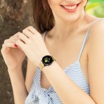 Браслет металлический SK Milanese для Samsung Xiaomi Huawei Garmin Suunto 20mm Gold
