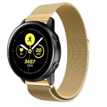 Браслет металлический SK Milanese для Samsung Xiaomi Huawei Garmin Suunto 20mm Gold