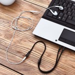 Кабель Audio 3.5мм-3.5мм Vention 2xM/F Fabric Braided 0.6m Black (BBLBAB)