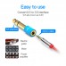 Адаптер Audio 6.35мм-3.5мм Vention F/M gold-plated copper Blue (VAB-S01-L)