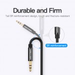 Кабель Audio 3.5мм-3.5мм Vention F/2xM TPE Jaket headset+earphone 0.3m Black (BBSBY)