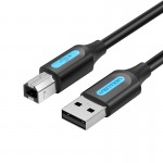 Кабель USB-Type-B 2.0 Vention 2m 480Mbps Printer Black (COQBH)