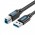 Кабель USB-Type-B 3.0 Vention PVC 1.5m 5Gbps Black (COOBG)