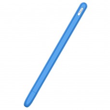 Чехол TPU Goojodoq Button Magnetic для стилуса Apple Pencil 2 Blue