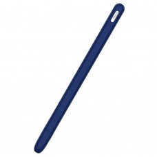 Чехол TPU Goojodoq Button Magnetic для стилуса Apple Pencil 2 Dark/Blue