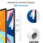 Чехол TPU Goojodoq Button Magnetic для стилуса Apple Pencil 2 White