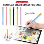 Чехол TPU Goojodoq Matt 2 Golor для стилуса Apple Pencil 2 Yellow/Pink