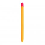 Чехол TPU Goojodoq Matt 2 Golor для стилуса Apple Pencil 2 Yellow/Pink