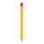 Чехол TPU Goojodoq Matt 2 Golor для стилуса Apple Pencil 2 Yellow/Pink