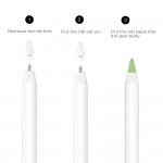 Чехол TPU Goojodoq для наконечника стилуса Apple Pencil (1-2 поколение) (8шт) Green Чехол TPU Goojodoq для наконечника стилуса Apple Pencil (1-2 поколение) (8шт) Green